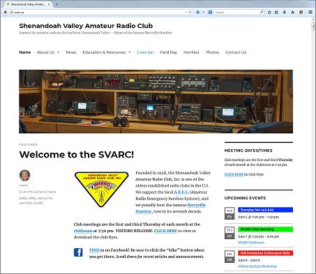 Shenandoah Valley Amateur Radio Club